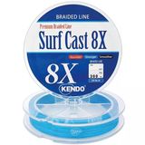 Kendo Surf Cast Fighting 8X 300M Örgü İp Misina ( Ice Blue) 0,10Mm Çekeri 6Kg