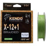 Kendo X-12+1 Braided 150Mt 0.16Mm Apple Green Örgü İp Misina