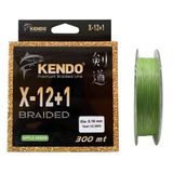 Kendo X-12+1 Braided 300Mt 0.16Mm Apple Green Örgü İp Misina