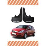 Kendorf Opel Corsa Van 2007-2014 Racing Beyaz Yazılı 2'Li Tozluk Çamurluk Paçalık