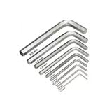 Kenet Ticaret 9'lu Çelik Alyan Anahtar Seti (BİRER ADET 2MM-2,5MM-3MM-3,5MM-4-5MM-6MM-8MM-10MM)