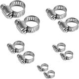 KENETH 10 Farklı Ölçüde Hortum Kelepçesi ( 2'şer Adet 8-12MM, 10-16MM, 13-19MM, 12-22MM, 16-25 Mm)