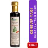 Kenevir Yağı 250 ml Doğal Soğuk Sıkım Organik Omega Zengin Saç Besleyici Cilt Bakım Onarım Hediye