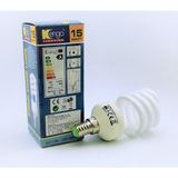 Kengo Luxram 220V 15W E14 İnce Duylu Tasarruflu Ampul, 2700K Sarı Işık