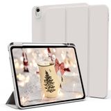 kenke iPad Air 11 inç M3/M2 (2025/2024), iPad Air 5./4. Nesil (2022/2020) 10,9 inç, Otomatik Uyku/Uyanma İnce Üç Katlı Stant Kılıf Kalem Tutucu, Yumuşak TPU Akıllı Arka Kapak, Gri