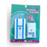 Kenko 32 Melodi Lüks Uzaktan Kumandalı Kablosuz Kapı Zili 100 Metre Wireless Buton Paneli Kablo Derdi Yok