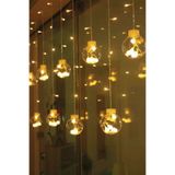 Kenko Dekoratif Led Işıklı 12 Toplu Perde Led Animasyonlu Fişli Led Küre Top Işık Yılbaşı Işığı Lambası