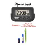 Kenko Pomodoro Öğrenci Saati Kronometreli Ders Çalışma Saati -faber Castell Versatil Uçlu Kalem Seti Yeşil