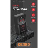 Kenko Termal Akım Korumalı Saatli Priz Tekli Zaman Ayarlı Duvar Prizi Isıya Dayanıklı 2500WATT Fulltech - Siyah