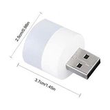 Kenko USB LED Lamba 110 Lümen 5V-1A 1W Gece Lambası Okuma Işığı Powerbank Laptop Pc Uyumlu Işık 1 Adet - Beyaz