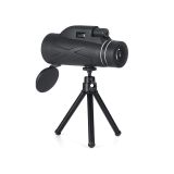 Kenly 80x HD Monoküler Dürbün – 52mm Lens, BAK4 Prizma, Telefon Tutuculu & Tripodlu, Taşınabilir Tek Göz El Teleskobu
