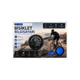 KENLY Bisiklet Bilgisayarı KM Saati Hız ve Mesafe Ölçer Su Geçirmez LED LCD Ekranlı Kablolu