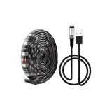 Kenly Bluetooth TV Arkası RGB USB Şerit LED Aydınlatma 16 Renk, Ambiyans Işığı (3 METRE)