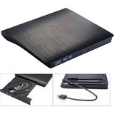 Kenly Harici DVD RW USB 3.0 Ultra İnce CD DVD Yazıcı Okuyucu Tak Çalıştır - Siyah