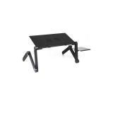 Kenly Katlanabilir Laptop Sehpası – Taşınabilir ve Ayarlanabilir Notebook Standı, Ergonomik Tasarım, Şık Siyah Masaüstü Laptop Standı