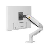 Kenly NB F80-XE Beyaz Ergonomik Monitör Standı 17-30 İnç | Amortisörlü Gazlı Yay, 2-9 kg, VESA 75x75 / 100x100