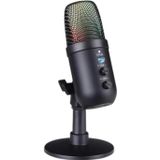 Kenly Profesyonel Kardioid RGB Oyuncu Podcast Mikrofonu Kablolu Stüdyo Kayıt Mikrofonu, Yayın & Oyun Uyumlu