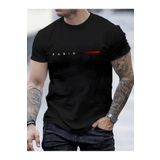 kenoger Unisex Oversize Fit Bisiklet Yaka Creative Yazı Baskılı Tişört