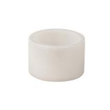 Kenpool Nero Mermer Baharatlık 6x10 cm Mermer Tuzluk Biberlik Dekoratif Baharatlık Beyaz
