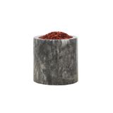 Kenpool Roza Mermer Baharatlık 8X8 Cm Mermer Tuzluk Masaüstü Baharatlık Siyah