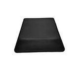 Kenpool Sünger Bilekli Mouse Pad - Siyah Dikdörtgen Bilek Destekli Silinebilir Ortapedik
