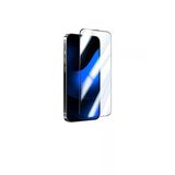 Kens Teknoloji İphone 13 Promax Ekran Koruyucu Tam Kaplayan Iç Kulaklık Filtreli Antistatik Cam