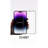 Kens Teknoloji İphone 14 Promax Ekran Koruyucu Tam Kaplayan Cam 5 Adet Antistatik Üst Kalite Ürün 5'Li