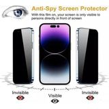 Kens Teknoloji İphone 15 Promax Hayalet Cam İç Kulaklık Filtreli Antistatik Ekran Koruyucu Cam