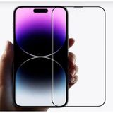 Kens Teknoloji İphone 15Promax Ekran Koruyucu Tam Kaplayan Iç Kulaklık Filtreli Antistatik Özellikli Cam