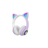kens teknoloji KEDİLİ KULAKLIK PATİLİ BLUETOOTH 5.0 LED IŞIKLI