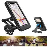 kens teknoloji Motorsiklet ve bisiklet telefon su geçirmez tutucu kılıf motor tutacağı