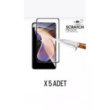 Kens Teknoloji Redmi 12 Ekran Koruyucu Tam Kaplayan Cam 5 Adet Antistatik Üst Kalite Ürün 5'Li