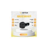 Kensa Cr-60 Hızlı Şarj Destekli Oto Çakmaklık Şarj Aleti 40W - 12-24V - Siyah