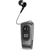Kensa Makaralı Kulaklık Bluetooth 5.4 | 18 Saat Konuşma | Dijital Ekran | Titreşimli | Yüksek Kalite Ses - Gri