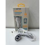 Kensa Qc-40 USB Seyahat Araç Şarj Cihazı - Beyaz