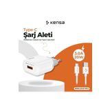 Kensa ŞARJ CİHAZI YENİ NESİL QC 3.0 20 W TYPC-E UYUMLU TÜM AKILLI TELEFONLARA UYUMLU
