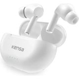 Kensa Yeni Bluetooth Kulaklık Ios Android Uyumlu Yüksek Ses Performanslı - Ay Beyazı