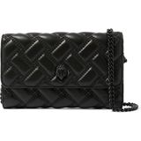 Kensington Chain Wallet 19X11 Cm, Zincirli Deri Cüzdan & Çapraz Çanta - Siyah