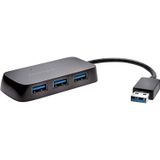 Kensington K39121EU USB 3.0 Hub (4 bağlantı noktalı, 5 Gbit/s’ye kadar iletim hızı, tak ve çalıştır, HP, Dell, Windows, Macbook)