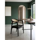 Kensington Rattan İskandinav Ahşap Sandalye