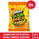 Kent 160 gr Jelibon Sour Patch Şeftali Aromalı Yumuşak Şekerleme (10 adet)