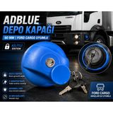 Kent ADB04 Kilitli Adblue Depo Kapağı 60 mm Ford Cargo Uyumlu 2 Anahtarlı