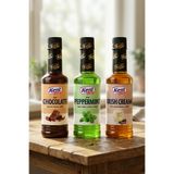 Kent Boringer Kahve Şurupları Avantajlı 3'lü Set (Çikolata-Nane-Irish Cream) 355ml X3