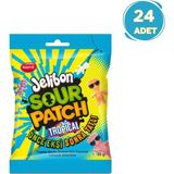 Kent Jelibon Sour Patch Tropikal Meyve Aromalı Yumuşak Şekerleme 80 gr - 24 Adet