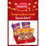 Kent Karışık ve Misbon Sütlü Bayram Şekeri (375 Gr x 4 Adet)