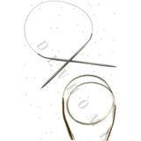 Kent Pazarı 3.5 Mm Misinalı Çelik Telli Titanyum Örgü Şiş 60 cm Şiş Örgü Kiti