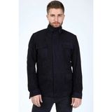 Kent Safari Deri Erkek Süet Ceket - XL - Lacivert