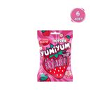 Kent Tofita Yumiyum Çilek Aromalı Şeker 100 G - 6 Poşet