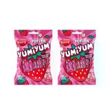 Kent Tofita Yumiyum Çilek Aromalı Şeker Kent Tofita Yumiyum Çilek Aromalı Şeker 2 x 100 g
