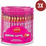 Kent Tofita Yumiyum Çilekli 120'LI Kavanoz - 3 Adet - 20,1 gr